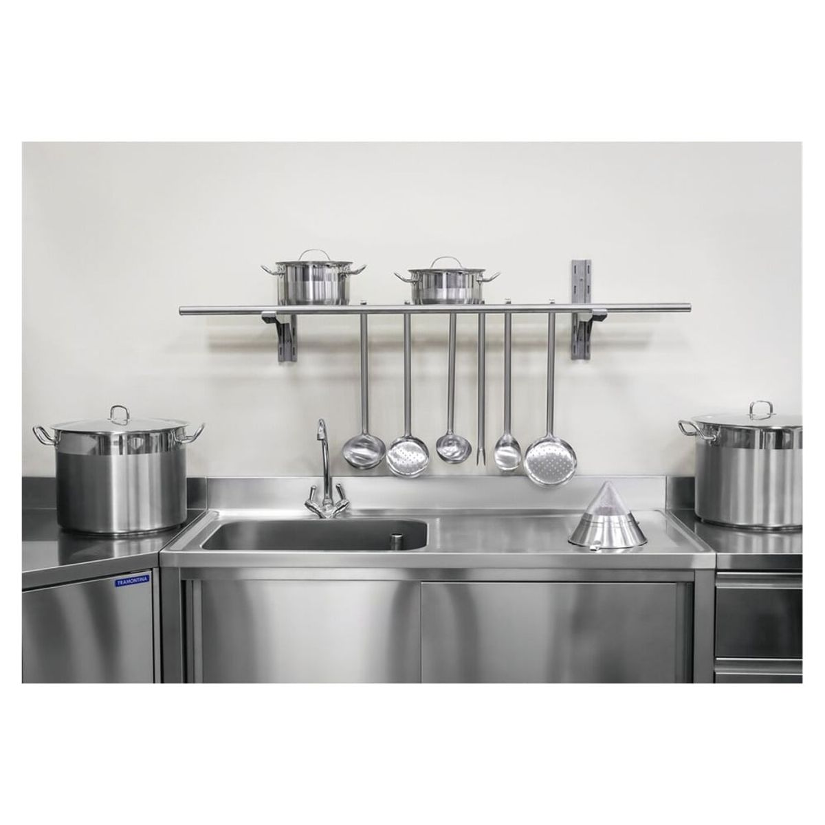 TRAMONTINA - CUCHARA CUCHARÓN TRAMONTINA DE ACERO INOXIDABLE 550X13 mm