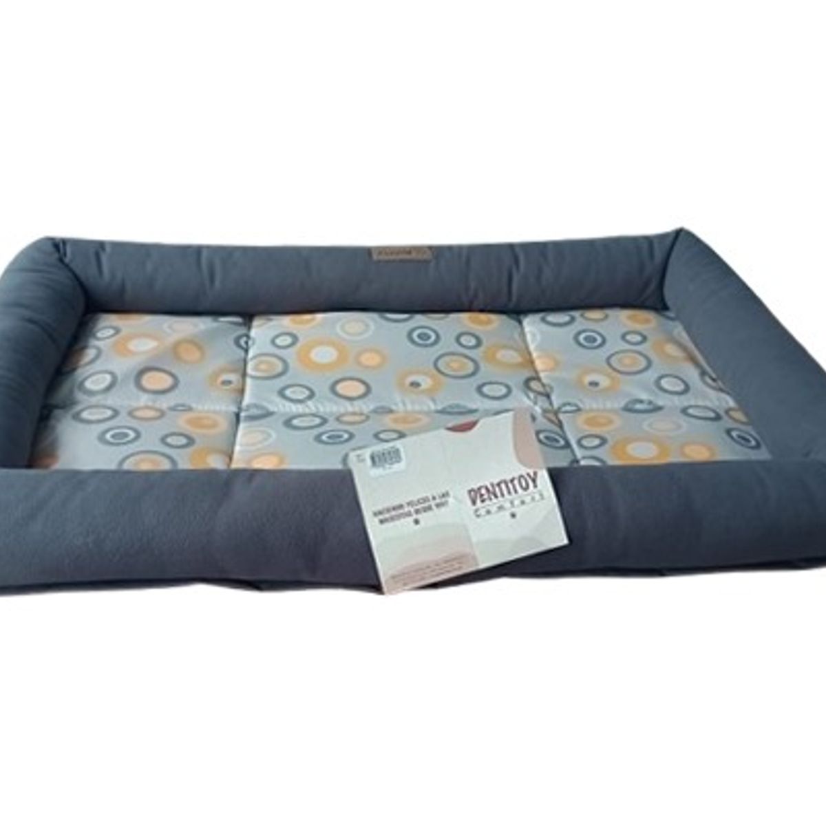 GENERICO - CAMA PARA PERRO TAPETE EXTRA GRANDE COLOR PLOMO