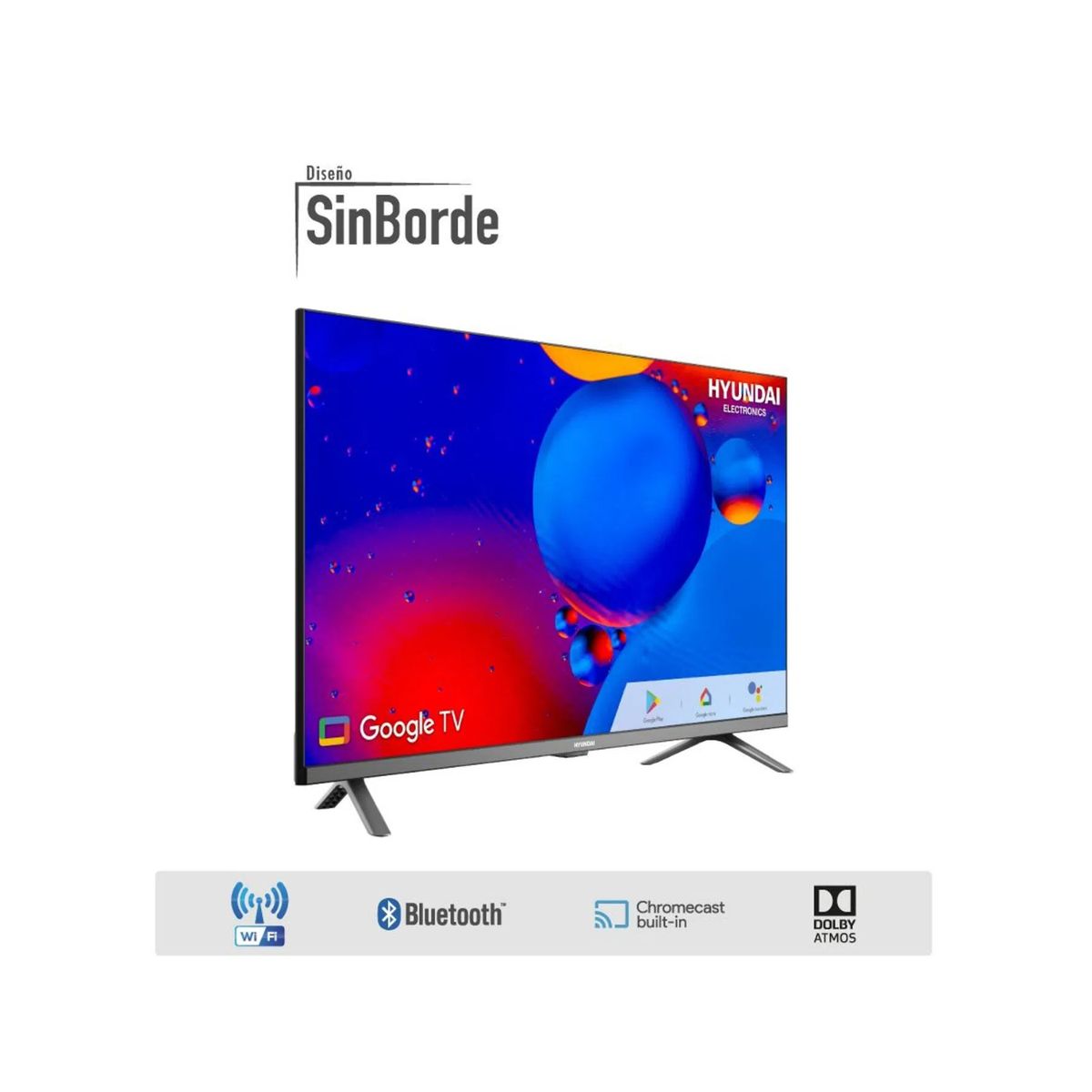 HYUNDAI - TV 32 HYUNDAI HYLED3254GIM HD GOOGLE TV