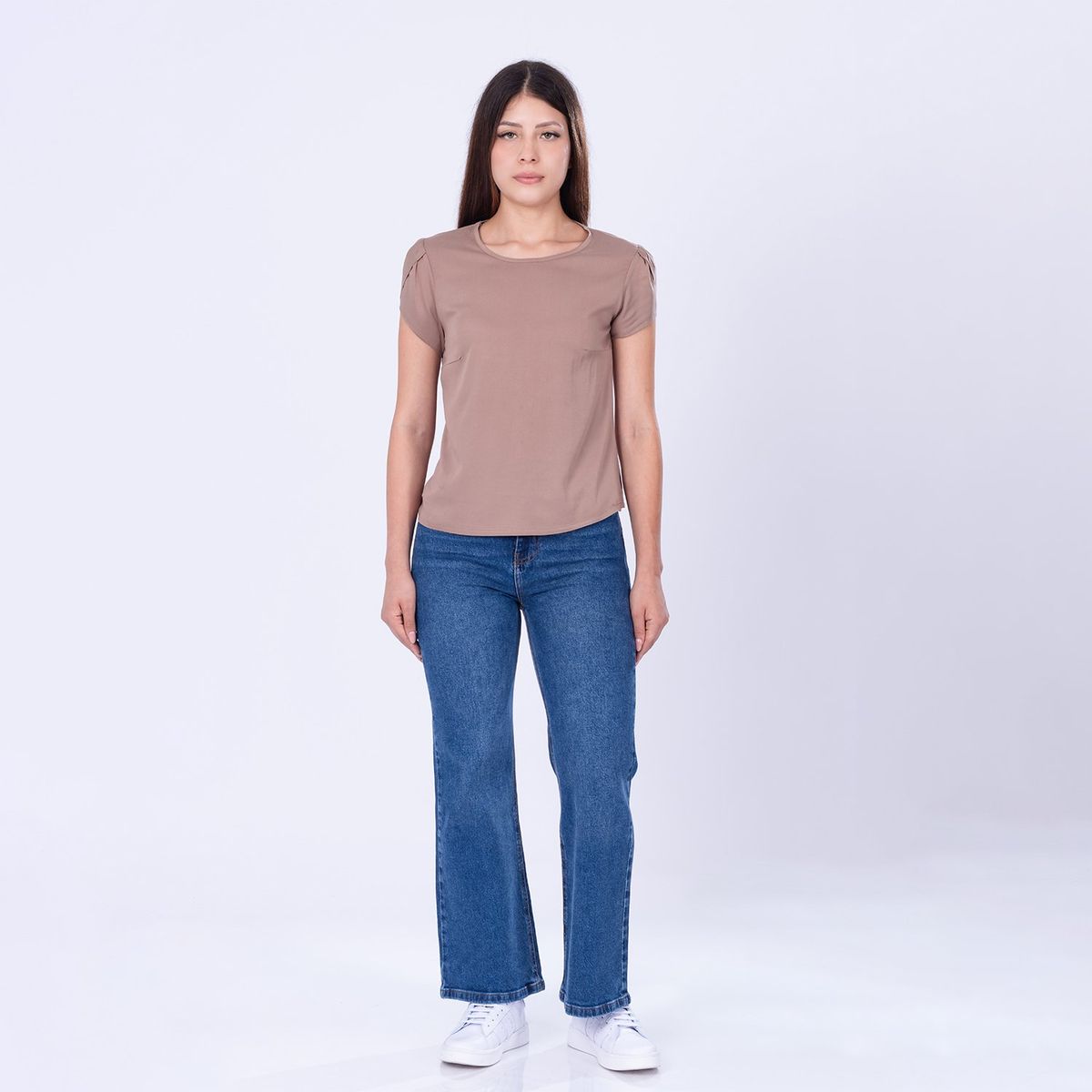 MOCALY - Blusa Casual Mujer Manga Tulipán