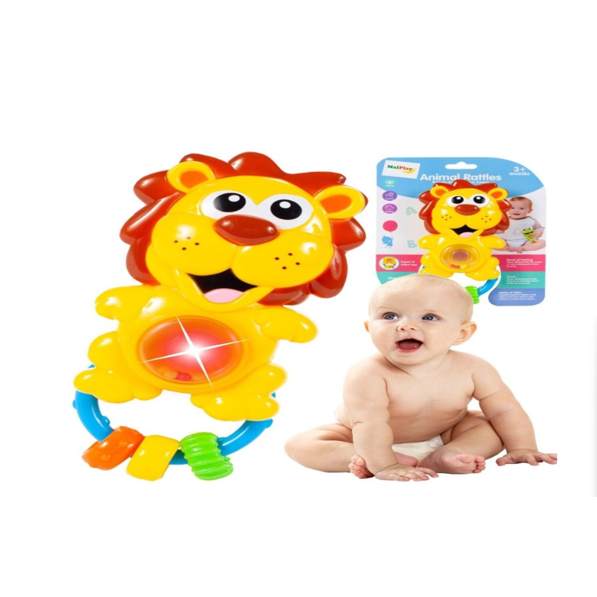 GENERICO - Sonajero interactivo brillante El Rey León