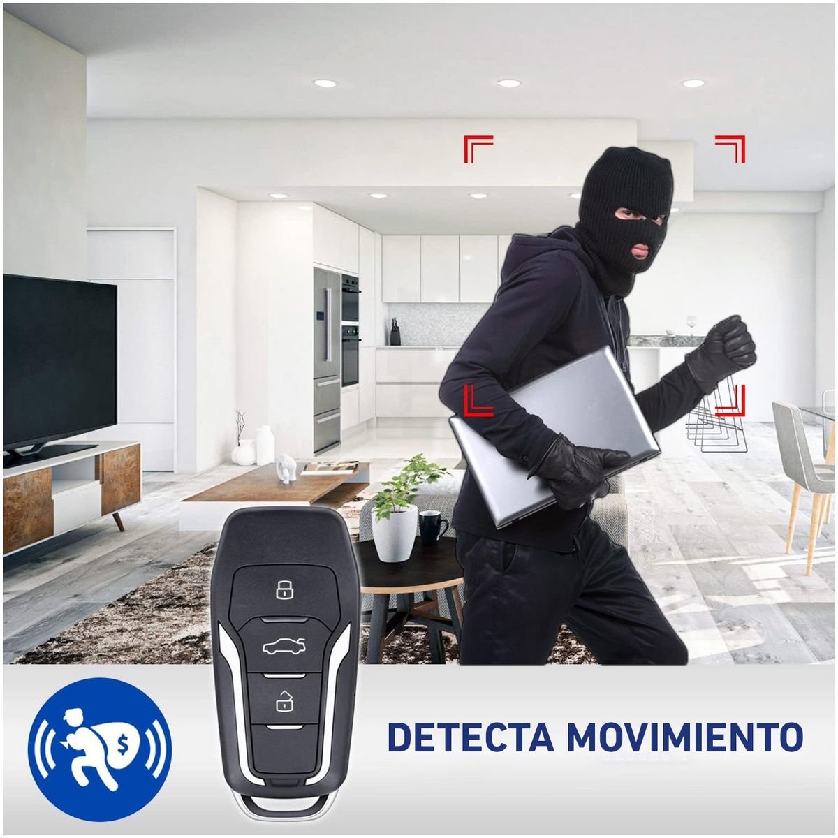 NEO DIGITAL - Cámara espía oculta tipo llave de carro 1080P visión nocturna K820