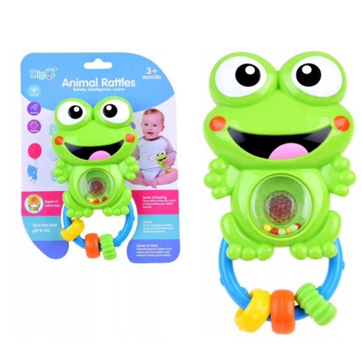 GENERICO - Sonajero Moni Animal RANA