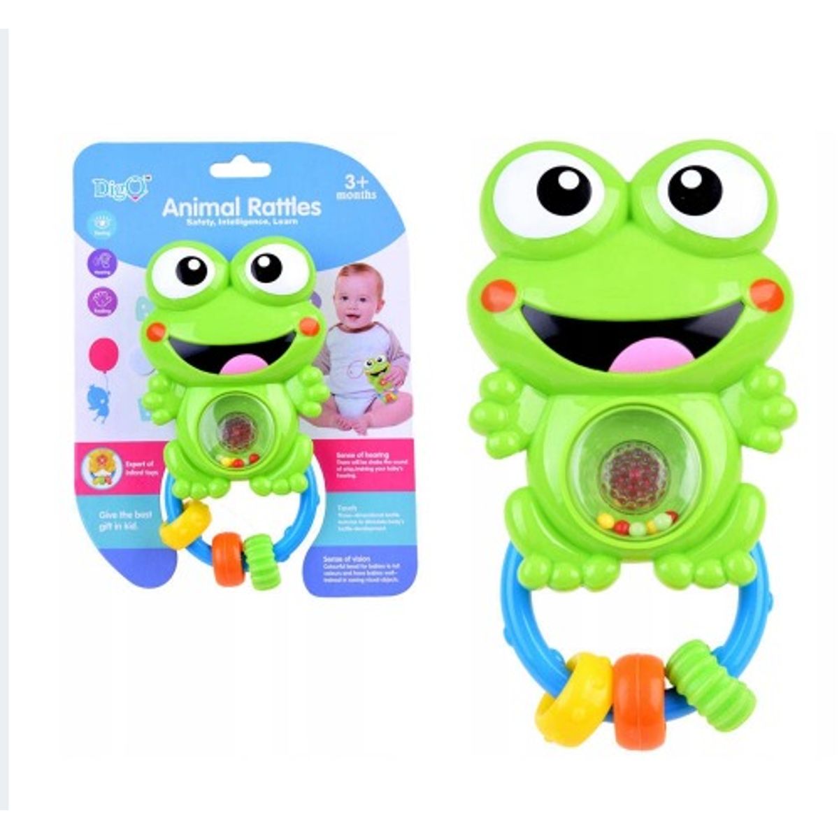 GENERICO - Sonajero Moni Animal RANA