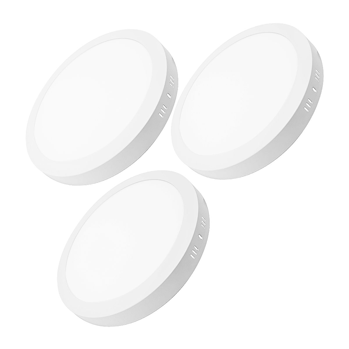 KLISMAN - Pack x3 Focos panel LED KLISMAN 40W Luz blanca