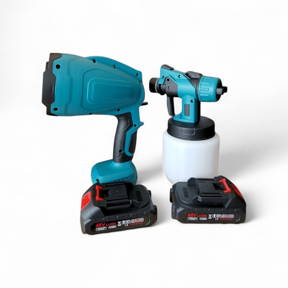 GENERICO - Pistola De Pintar Inalámbrica Doble Bateria 48V