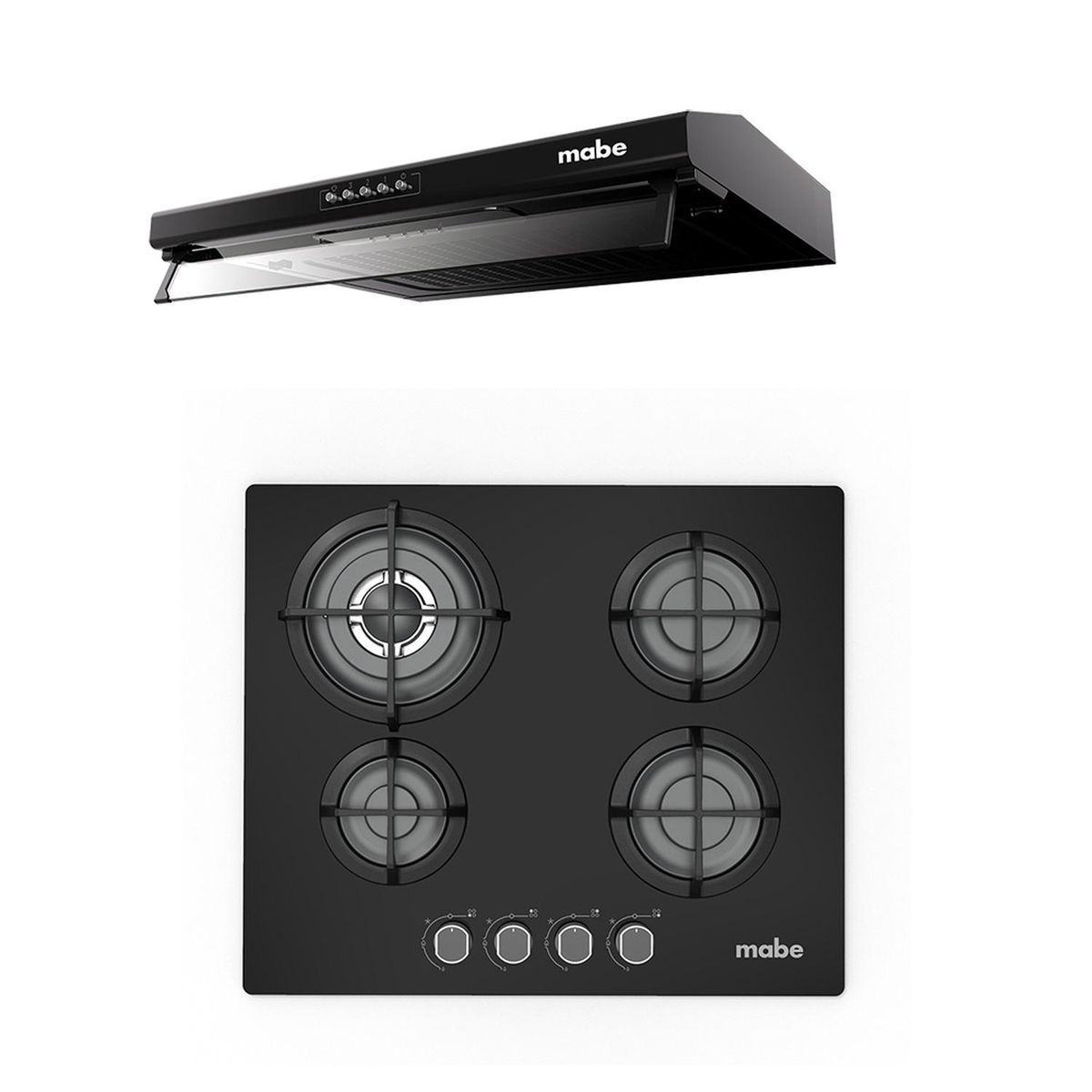 MABE - Combo Campana + Encimera 60 cm Mabe PM6045GV0CMU6020PB0