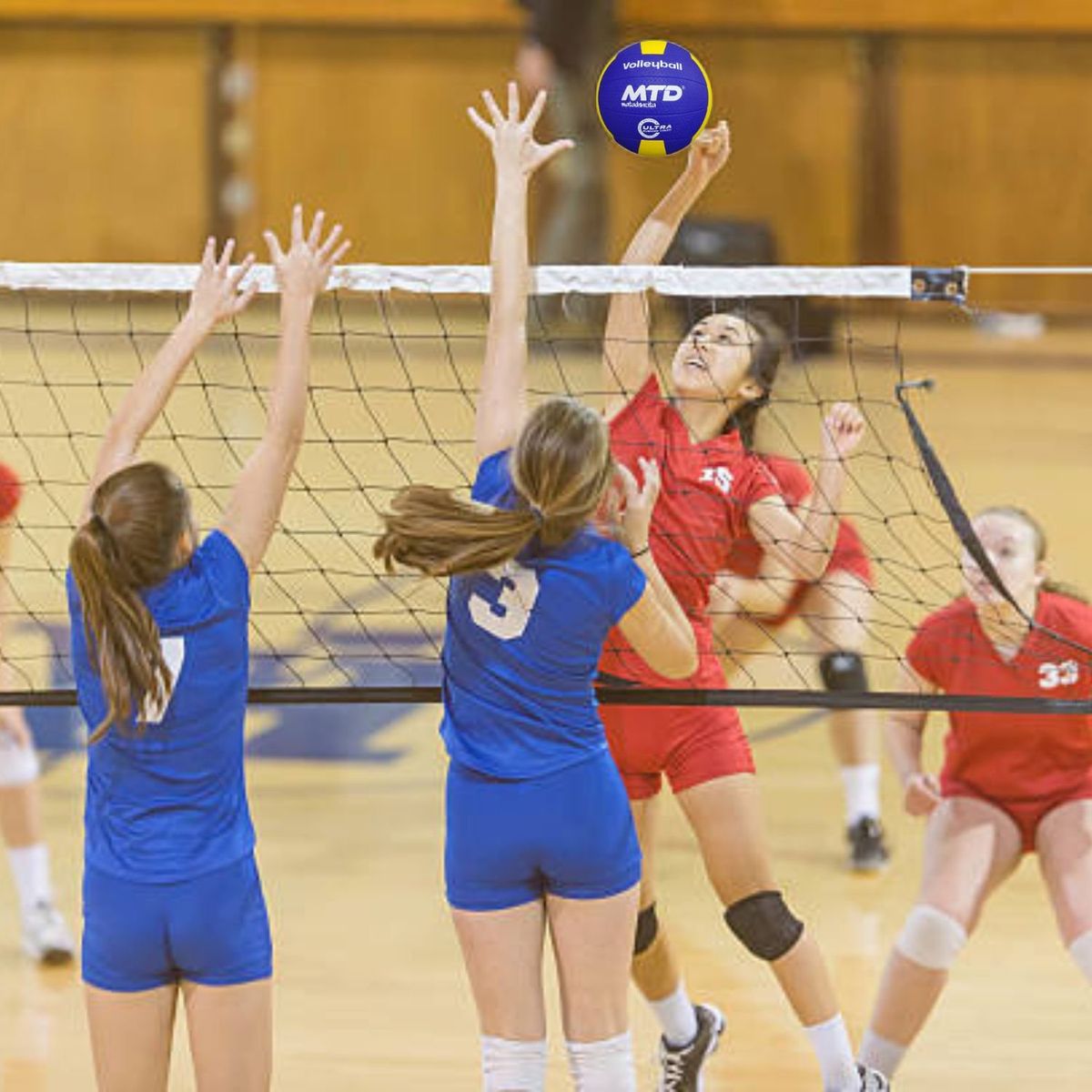 MTD - Pelota de Voley MTD Talla N5 AZUL