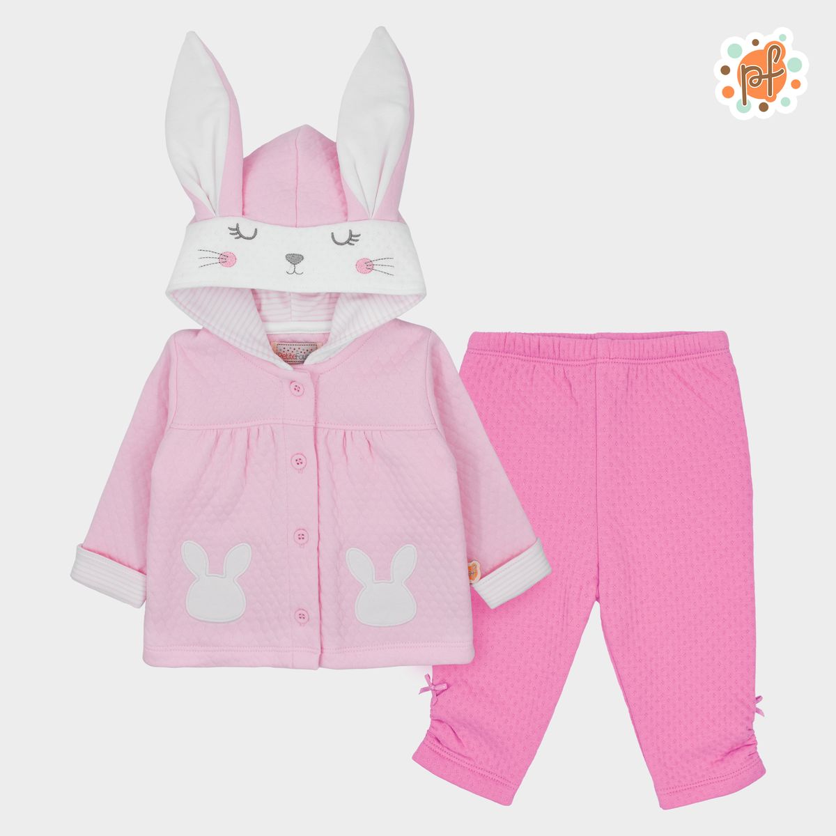 PETITE FOURMI - Conjunto Fusionado Bunny Garden