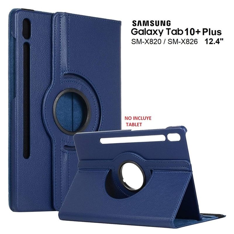 GENERICO - Funda Giratoria para Samsung Tab S10 Plus 12.4 SM-X820 X826 Case Cover