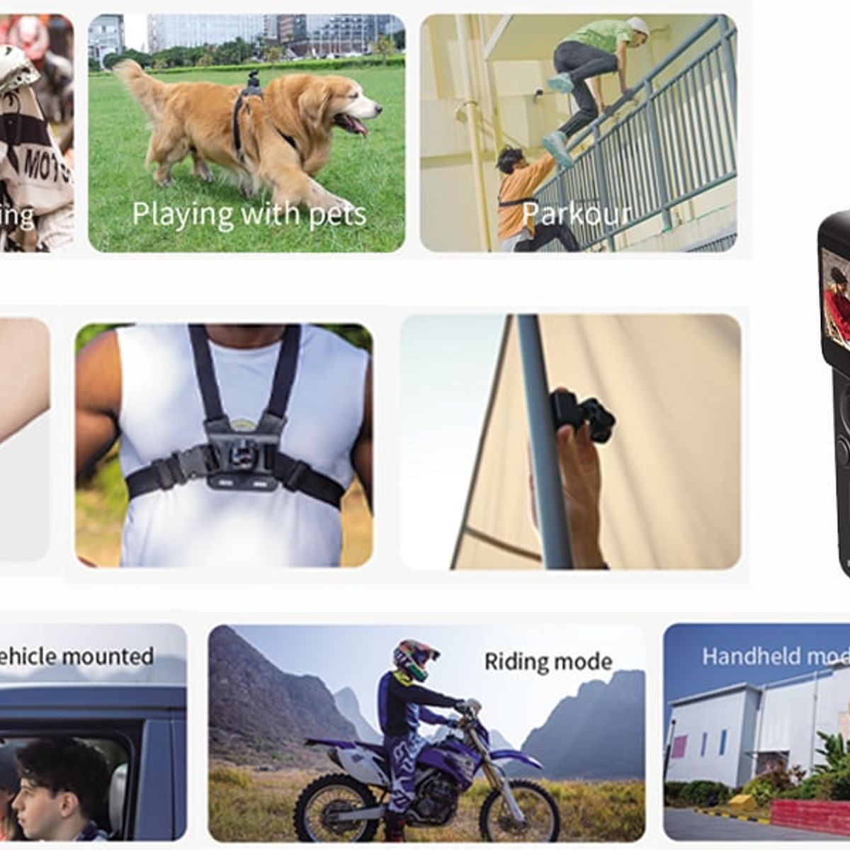 FEIYUTECH - FEIYU - POCKET 3 - GIMBAL Estabilizador - Cámara de acción 4K