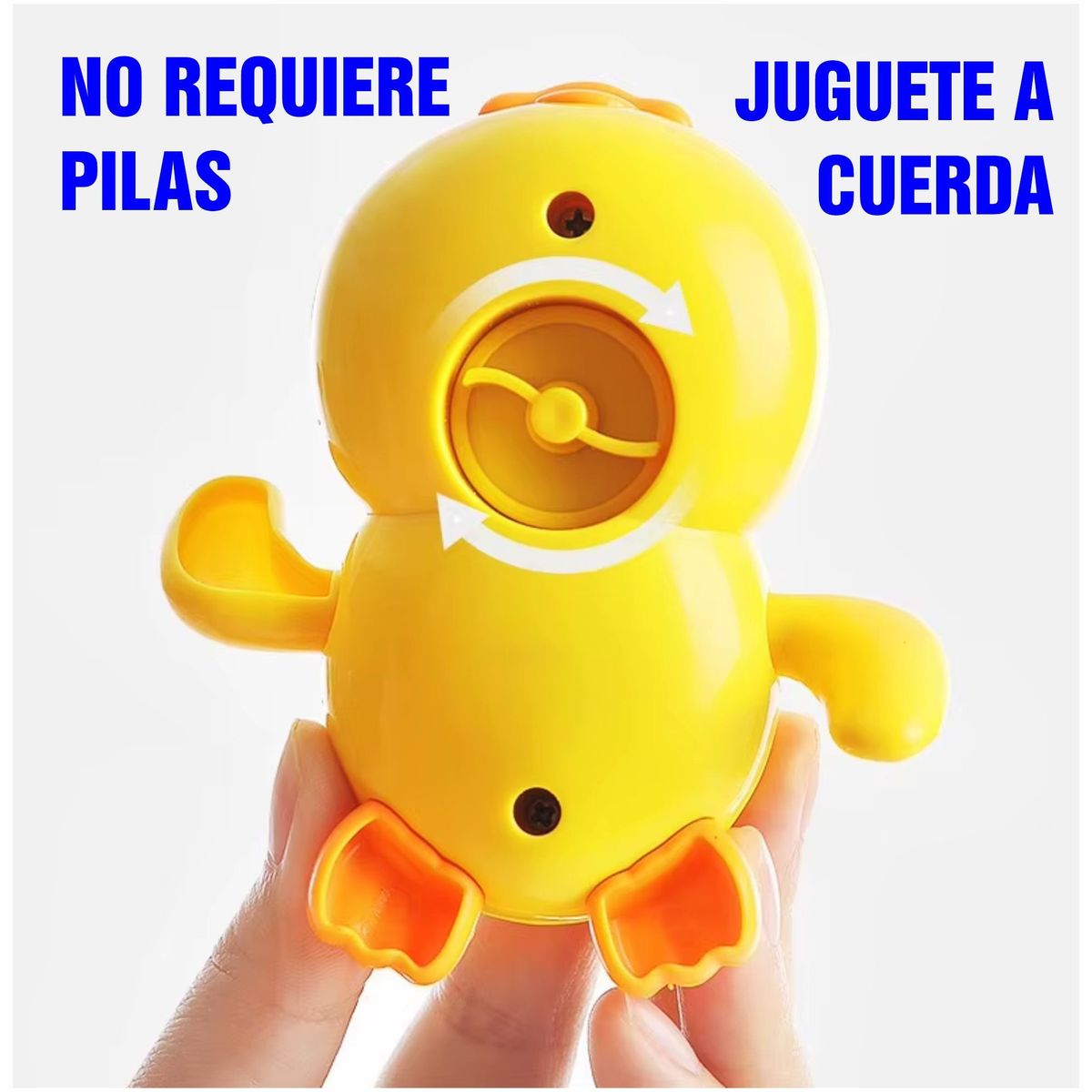 GENERICO - Juguete Para Baño del Bebé Pato Nadador a Cuerda