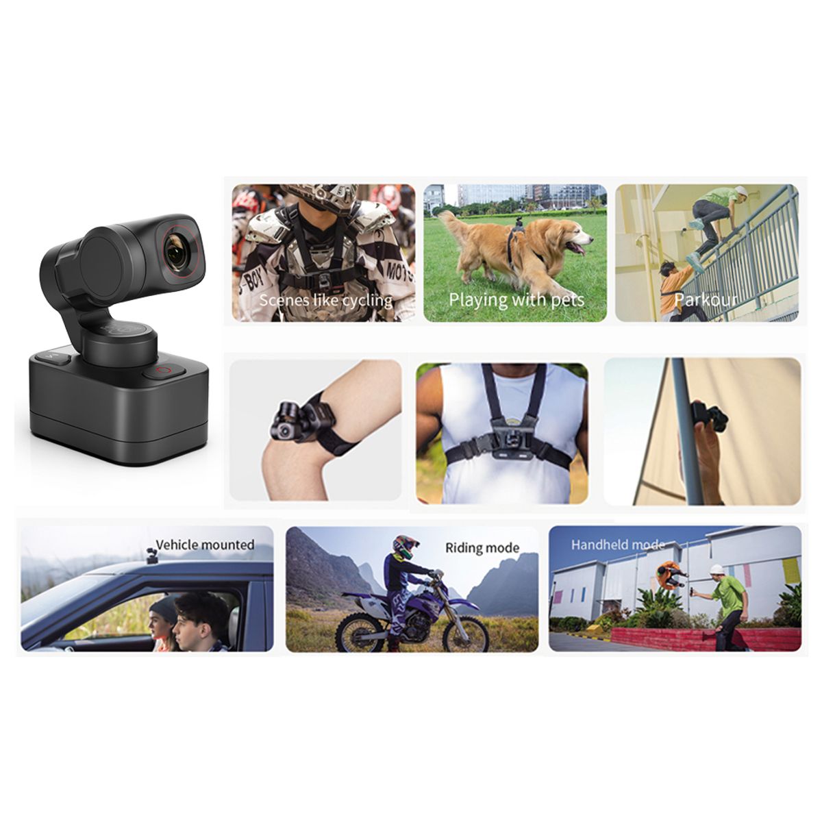 FEIYUTECH - FEIYU - POCKET 3 - GIMBAL Estabilizador - Cámara de acción 4K