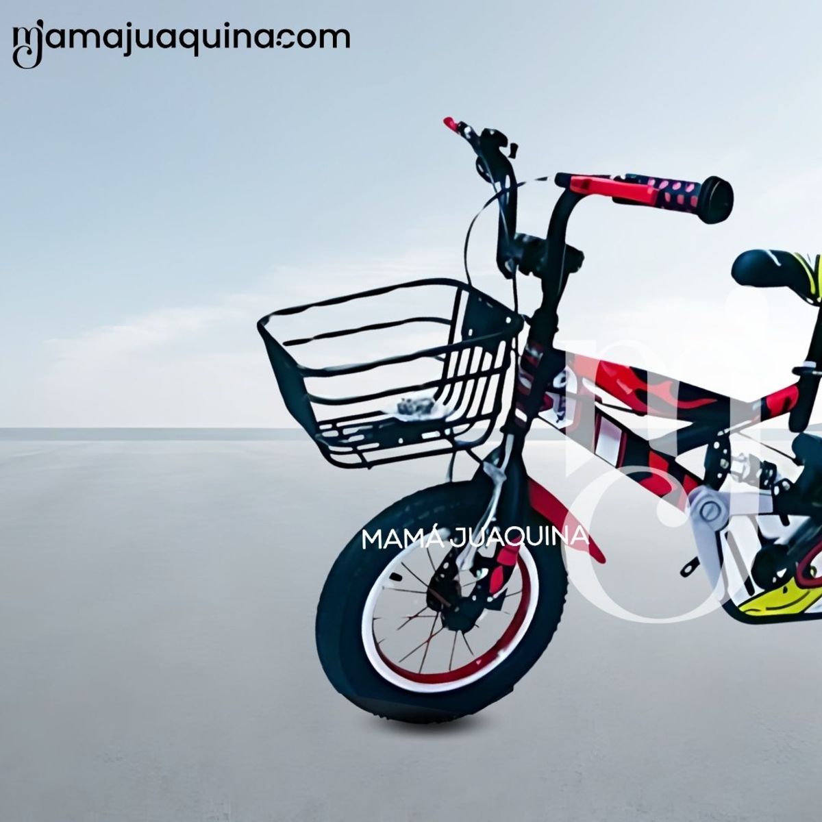 BABY - Bicicleta con Canasta Aro 16 «FLYING II» Red