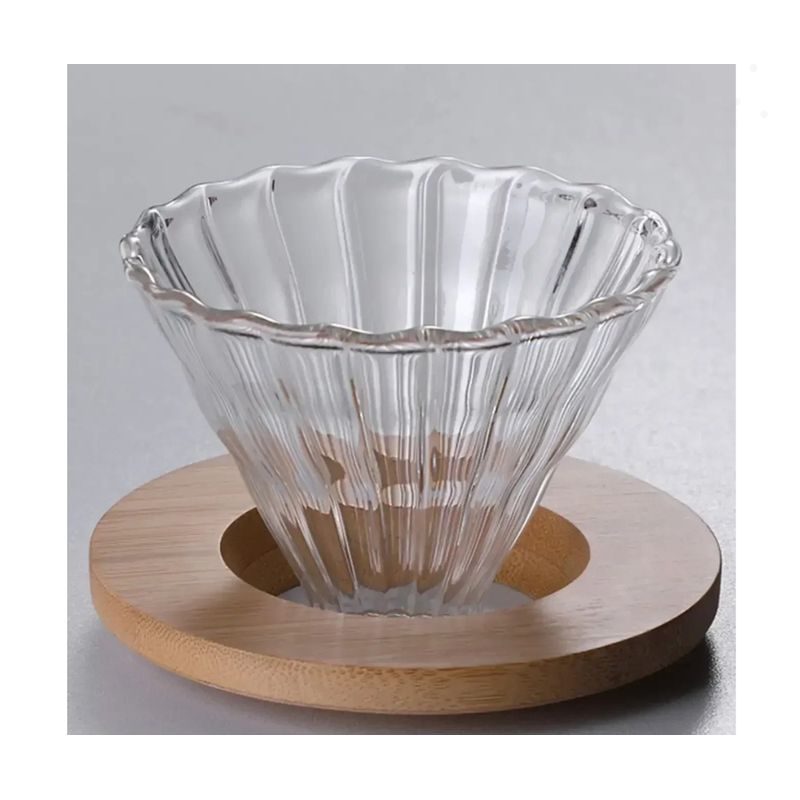 GENERICO - Dripper   v60 de vidrio   base de madera medida 02