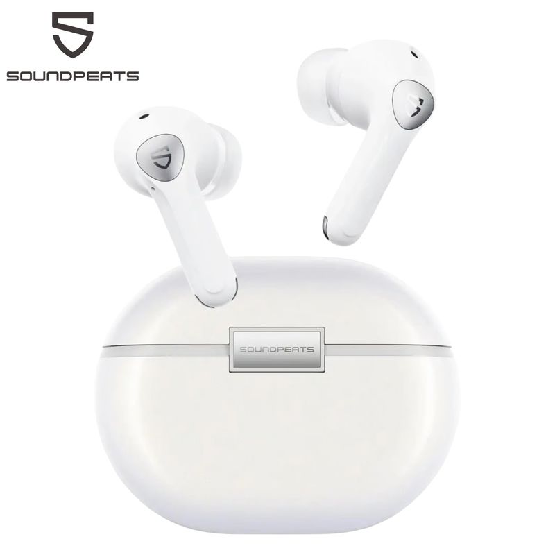 SOUNDPEATS - Adifonos Soundpeats Air4 Pro ANC 26h Blanco