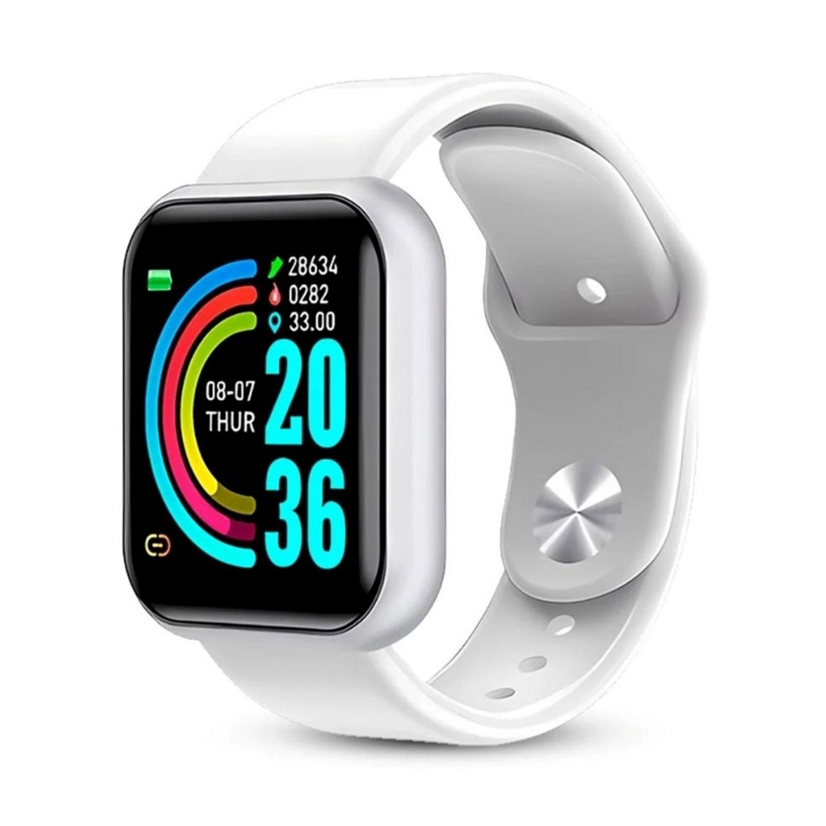 GENERICO - Reloj Inteligente Smartwatch Fit D20 Blanco