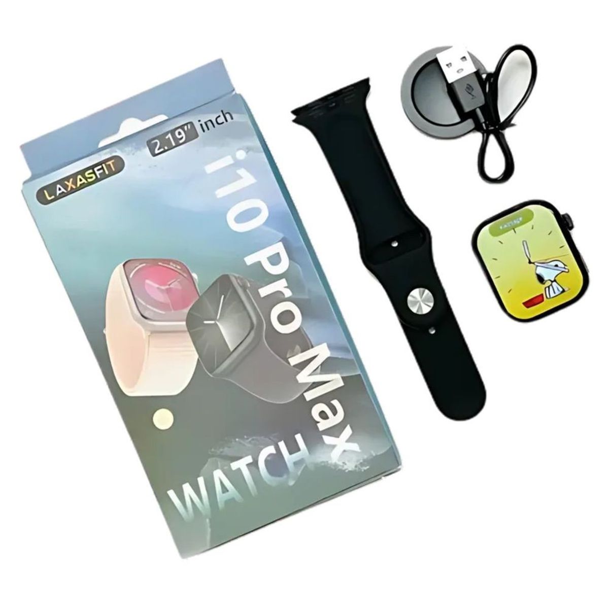 GENERICO - Smartwatch I10 Pro Max Serie 10 Negro