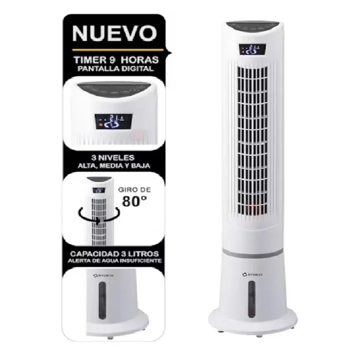 Imaco - Enfriador de Aire Digital IYS5535 58W