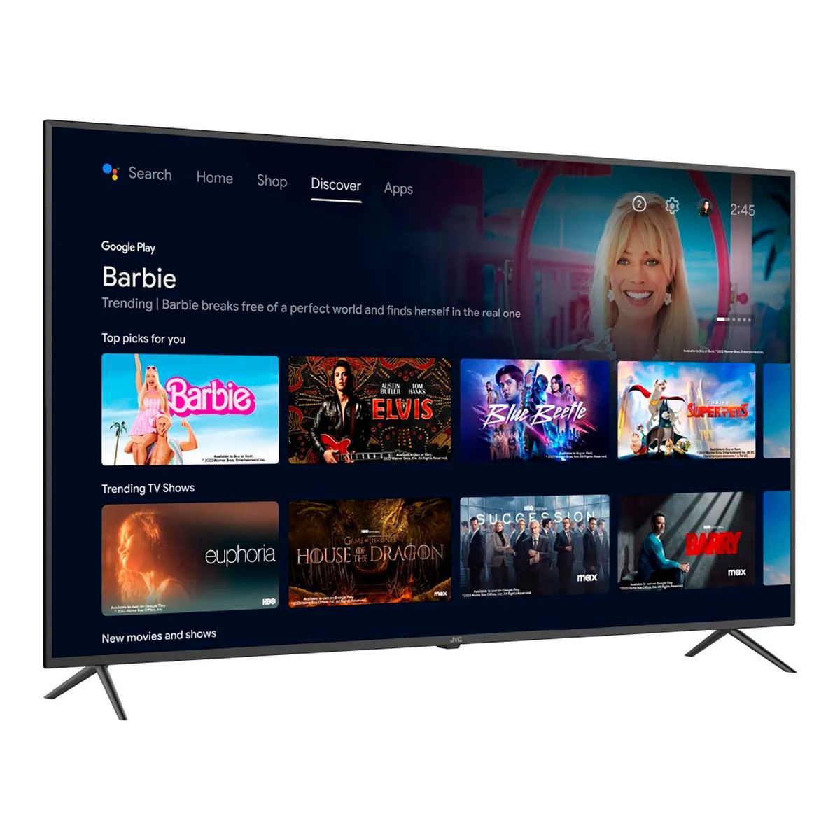 GENERICO - Televisor Jvc 65 4k UHD Android Tv LT-65KB608