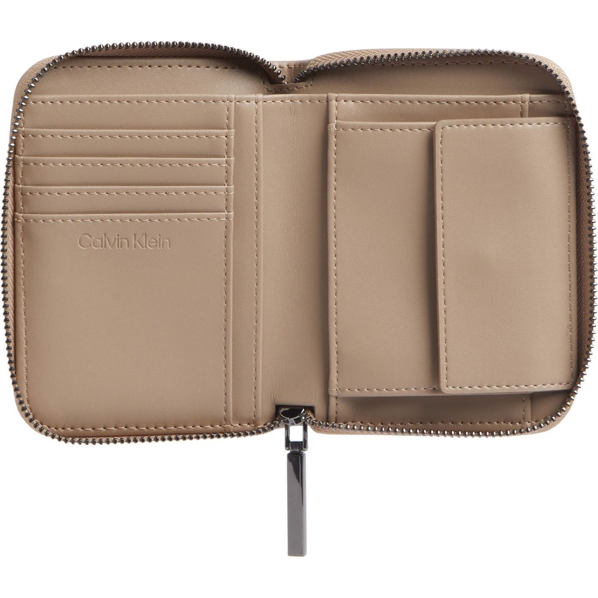 CALVIN KLEIN - BILLETERA LINE QUILT MEDIUM ZIP AROUND