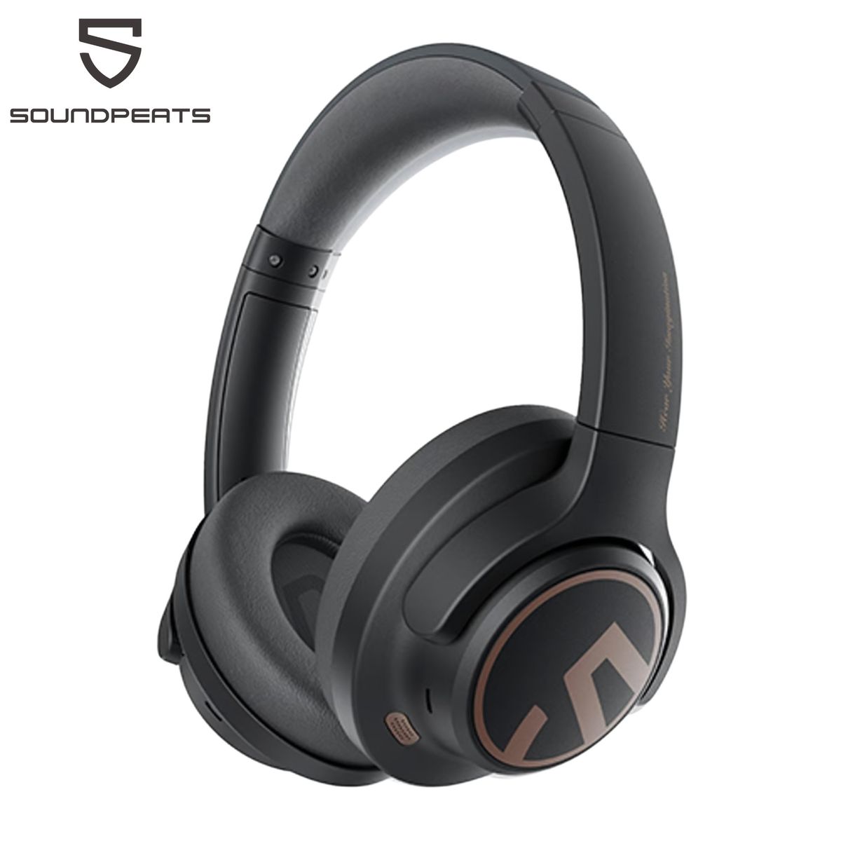 SOUNDPEATS - Audifonos Soundpeats Space ANC 123h Negro
