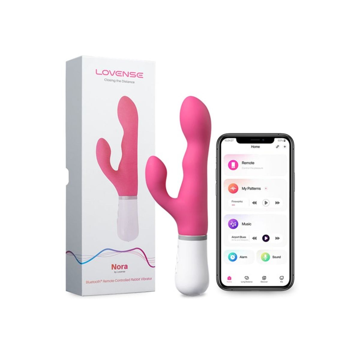 LOVENSE - Consolador Vibrador Dual Lovense Nora