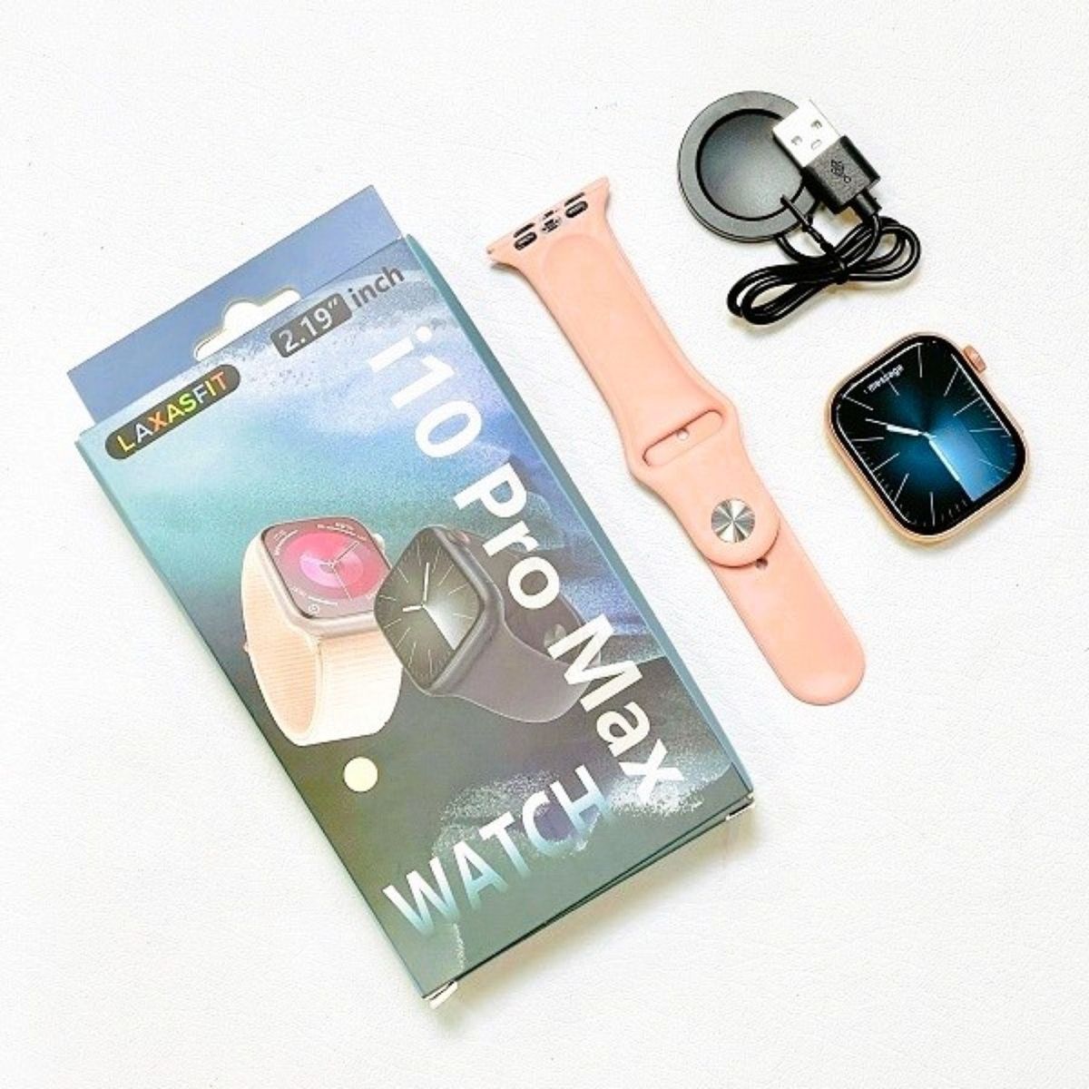 GENERICO - Smartwatch I10 Pro Max Serie 10 Rosado