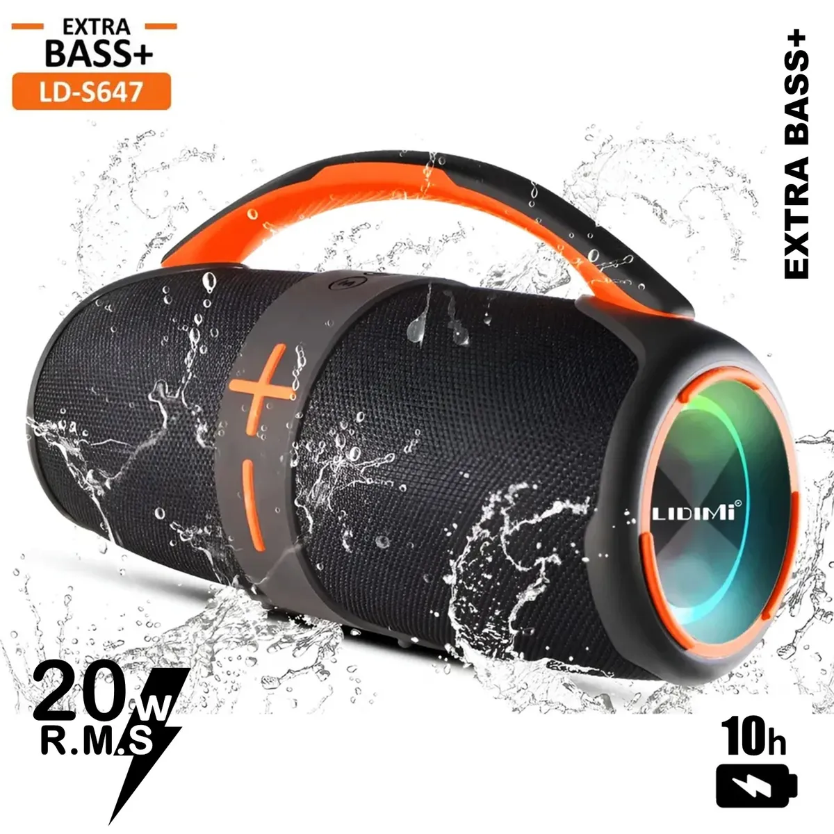 LIDIMI - Parlante Portátil Lidimi Bluetooth XBASS FM LD-S647