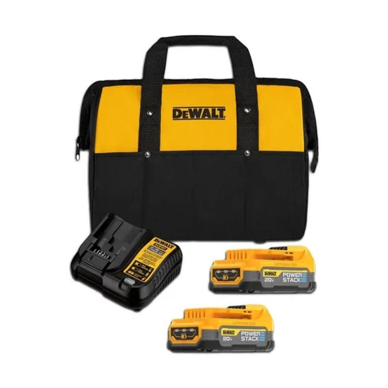 DEWALT - Kit 2 Baterías Powerstack + Accesorios Dewalt DCBP034E2-B2