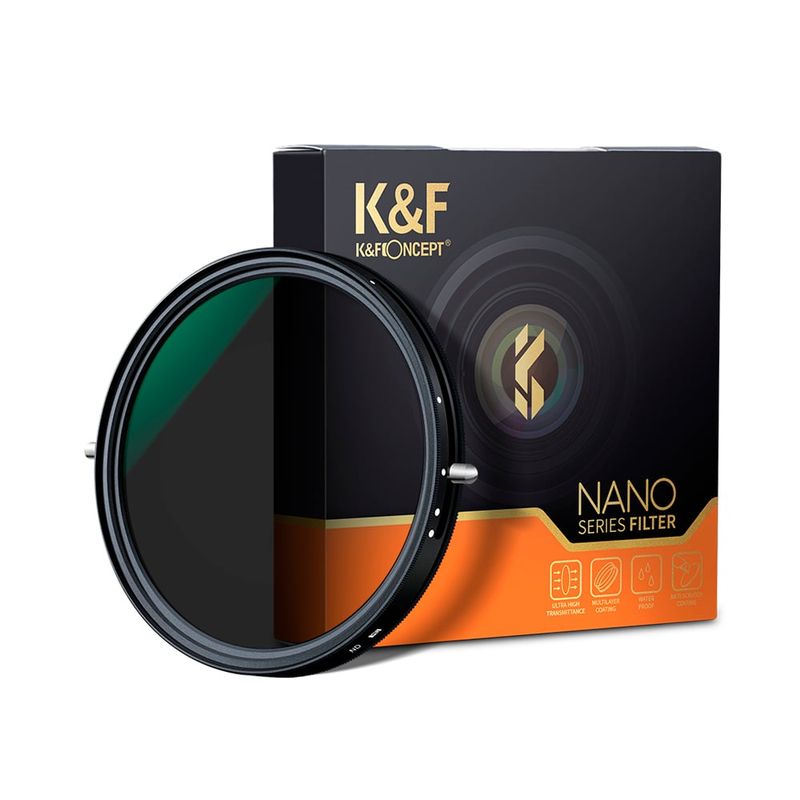 K&F CONCEPT - Filtro K&F Concept Variable ND2-32 y CPL Polarizador 49mm  KF01.1376