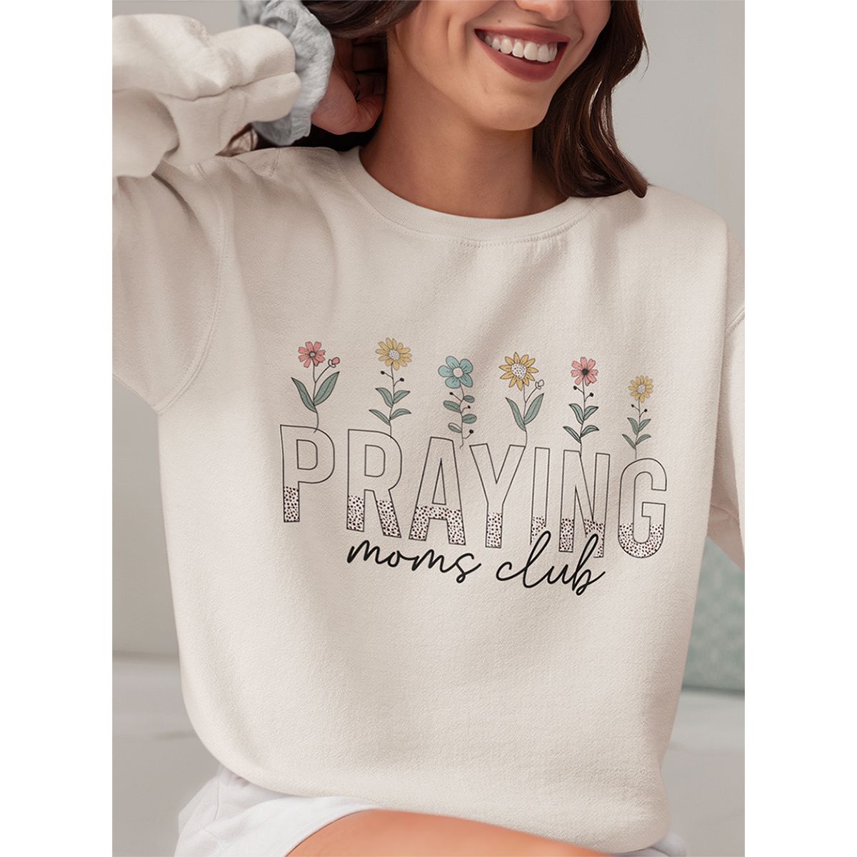 GENERICO - POLERA CUELLO REDONDO DE ALGODON-MAMA MOD21