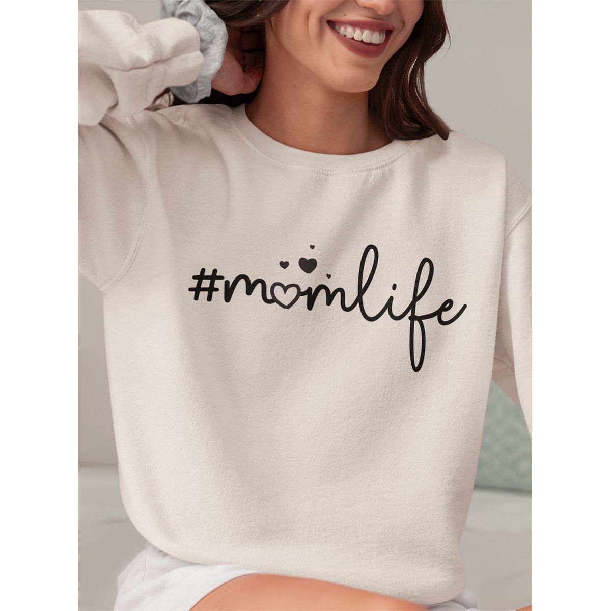 GENERICO - POLERA CUELLO REDONDO DE ALGODON-MAMA MOD22