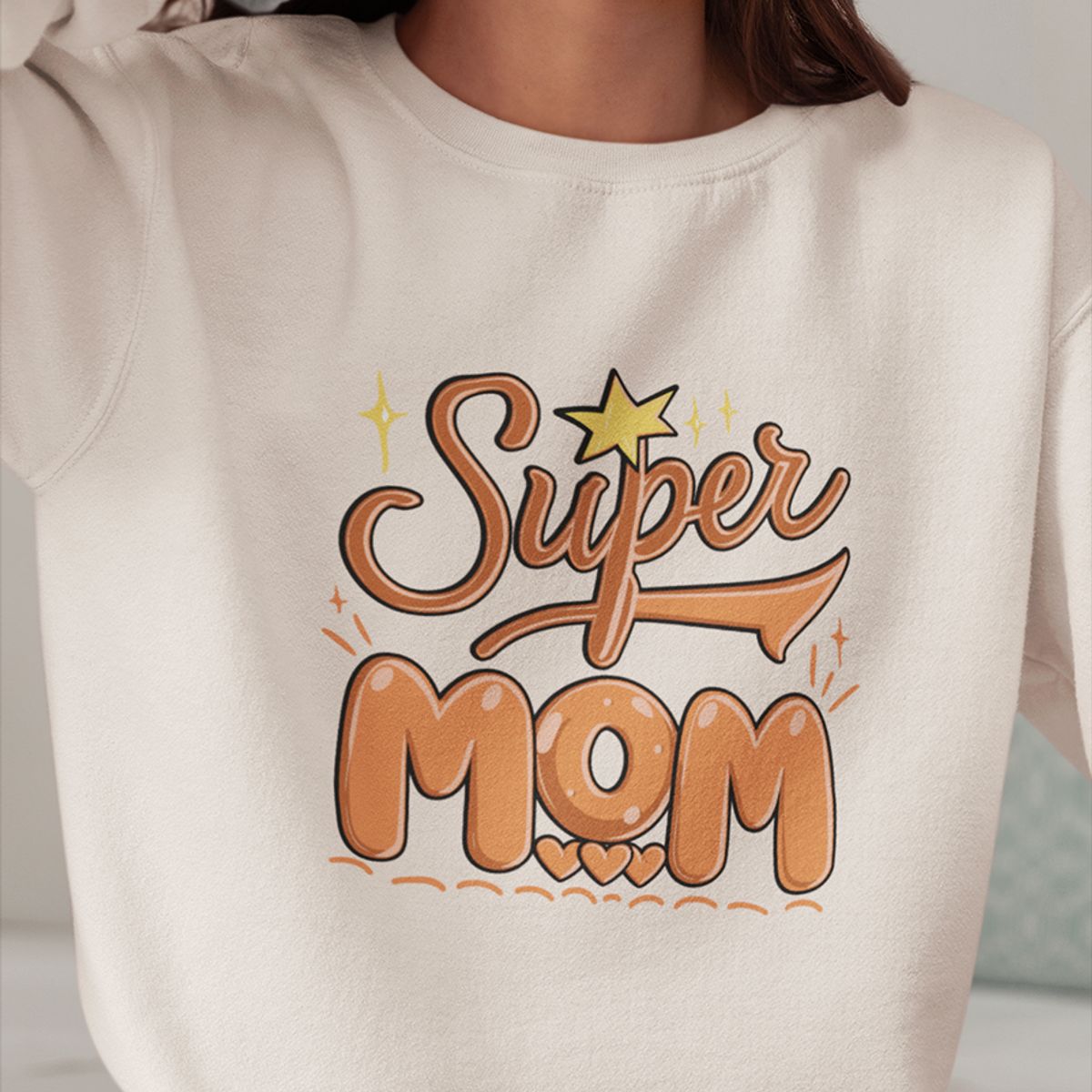 GENERICO - POLERA CUELLO REDONDO DE ALGODON-MAMA MOD23