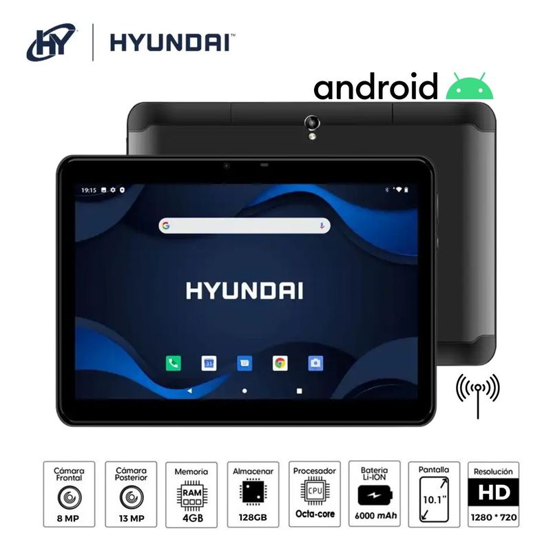HYUNDAI - Tablet Hyundai HYTAB PLUS 10LB4 4G LTE 4GB RAM 128GB 10 pulg. HD HT10LB4MSGNA01