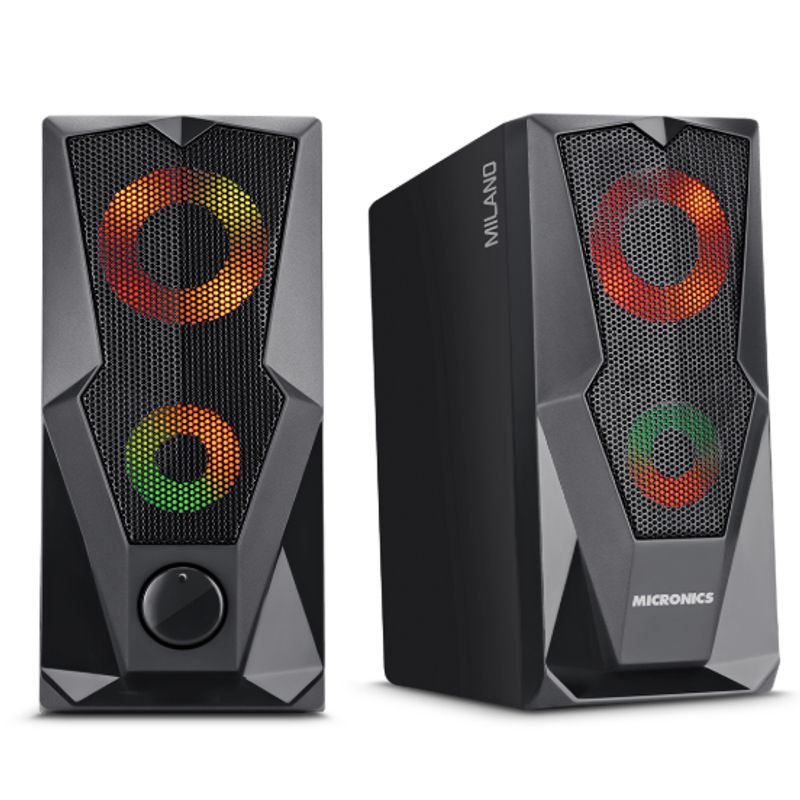 MICRONICS - Parlante MILANO MIC S310U 2.0 RGB USB 2.5  MICRONICS