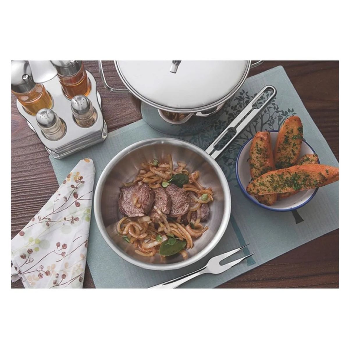 TRAMONTINA - TENEDOR TRINCHE TRAMONTINA ACERO INOXIDABLE