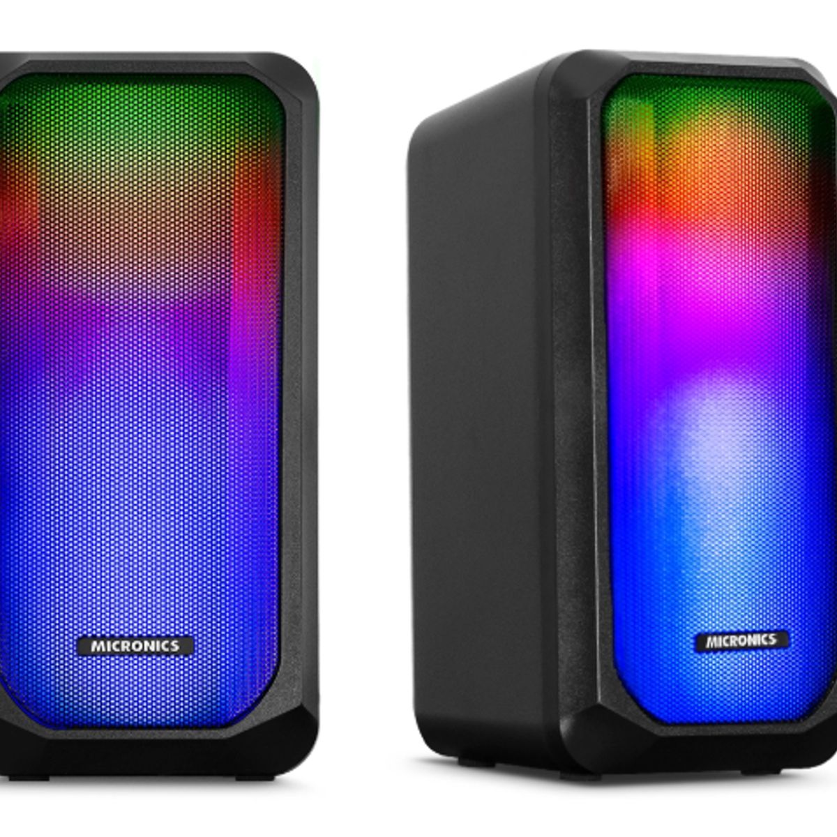 MICRONICS - Parlante LUXOR MIC S305 2. 0 RGB USB 2. 5  MICRONICS