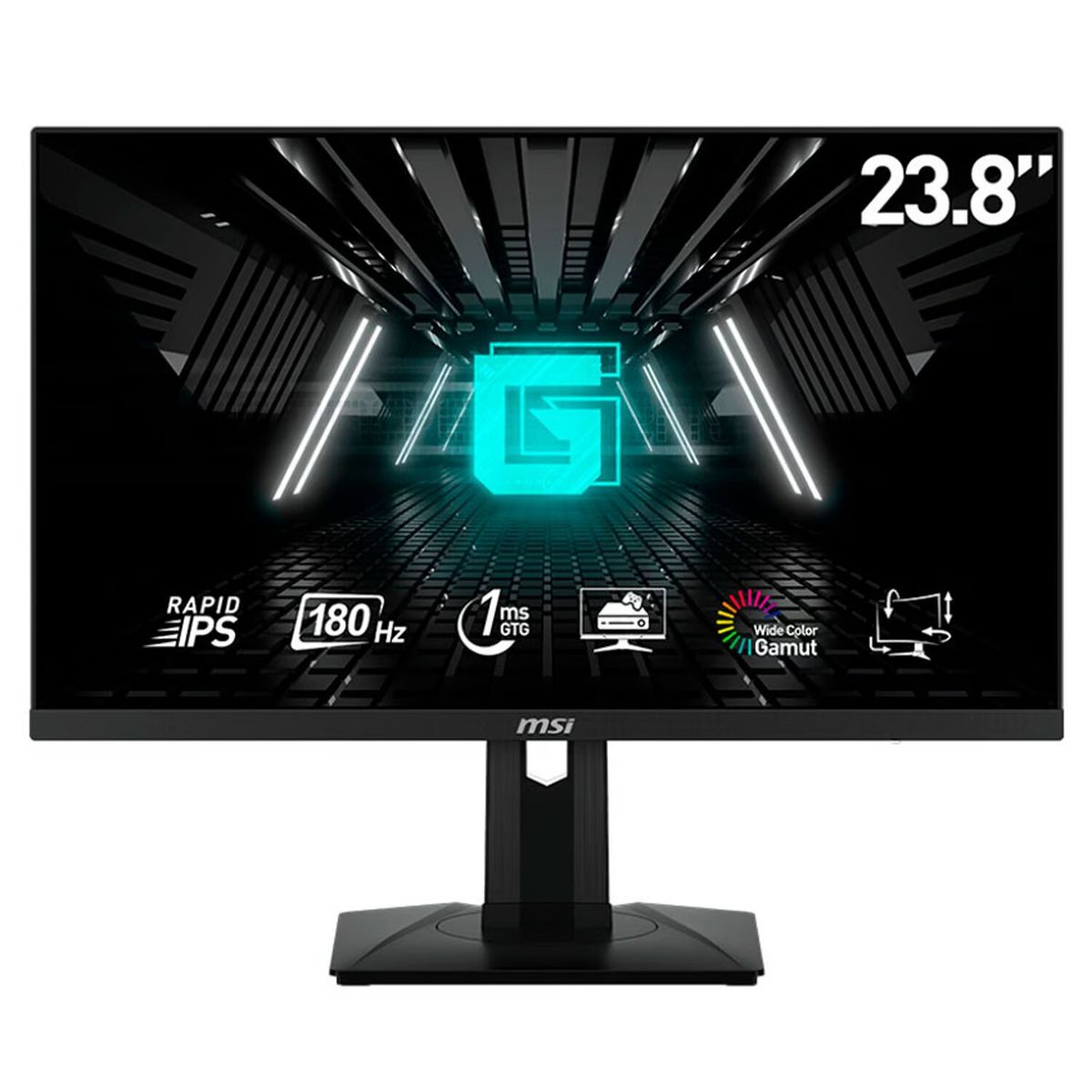MSI - Monitor Gaming MSI G244PF E2 23.8" FHD 180 Hz 1ms IPS Rápido Pívot