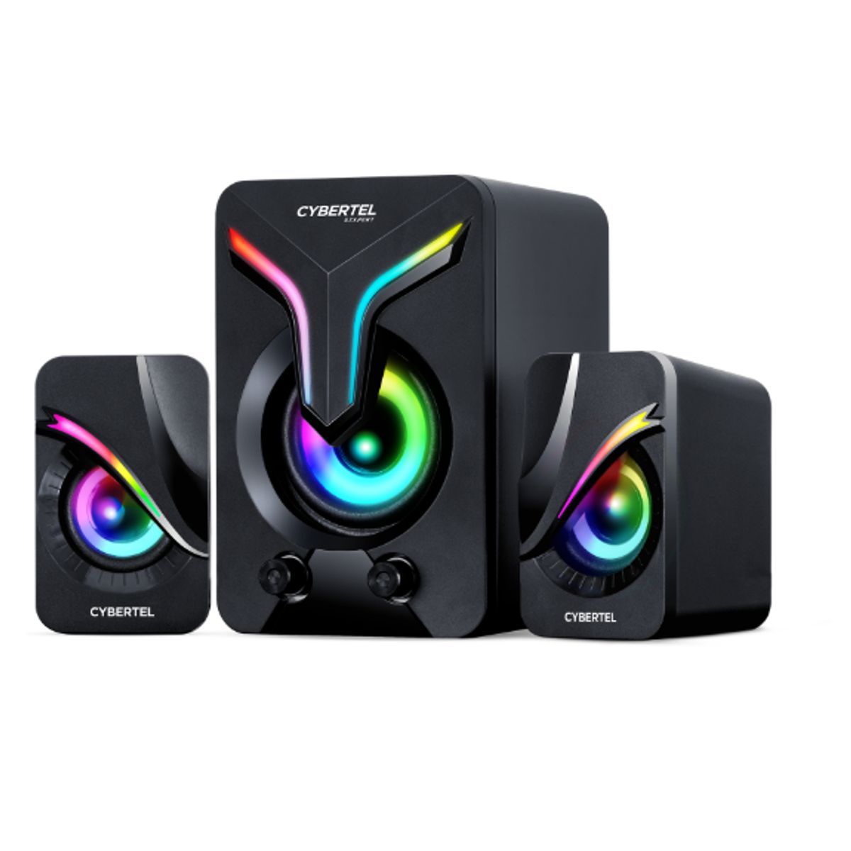 CYBERTEL - Parlante EXXPERT CBX S500 2.1 RGB CYBERTEL
