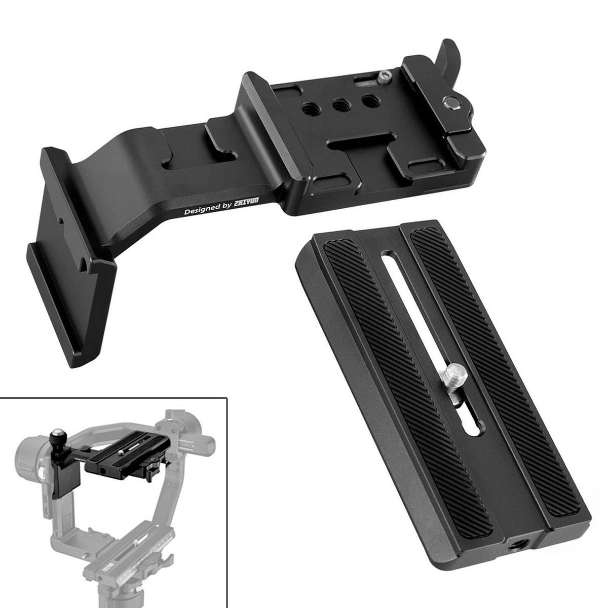 ZHIYUN - ZHIYUN - DualCam ExtensPlate Elevation para Crane 2S - Gimbal