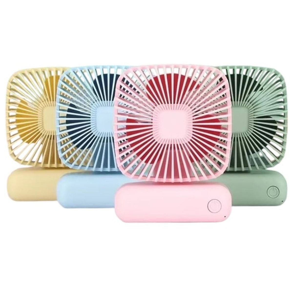 GENERICO - MINI VENTILADOR PORTATIL RECARGABLE DE MANO 3 VELOCIDADES