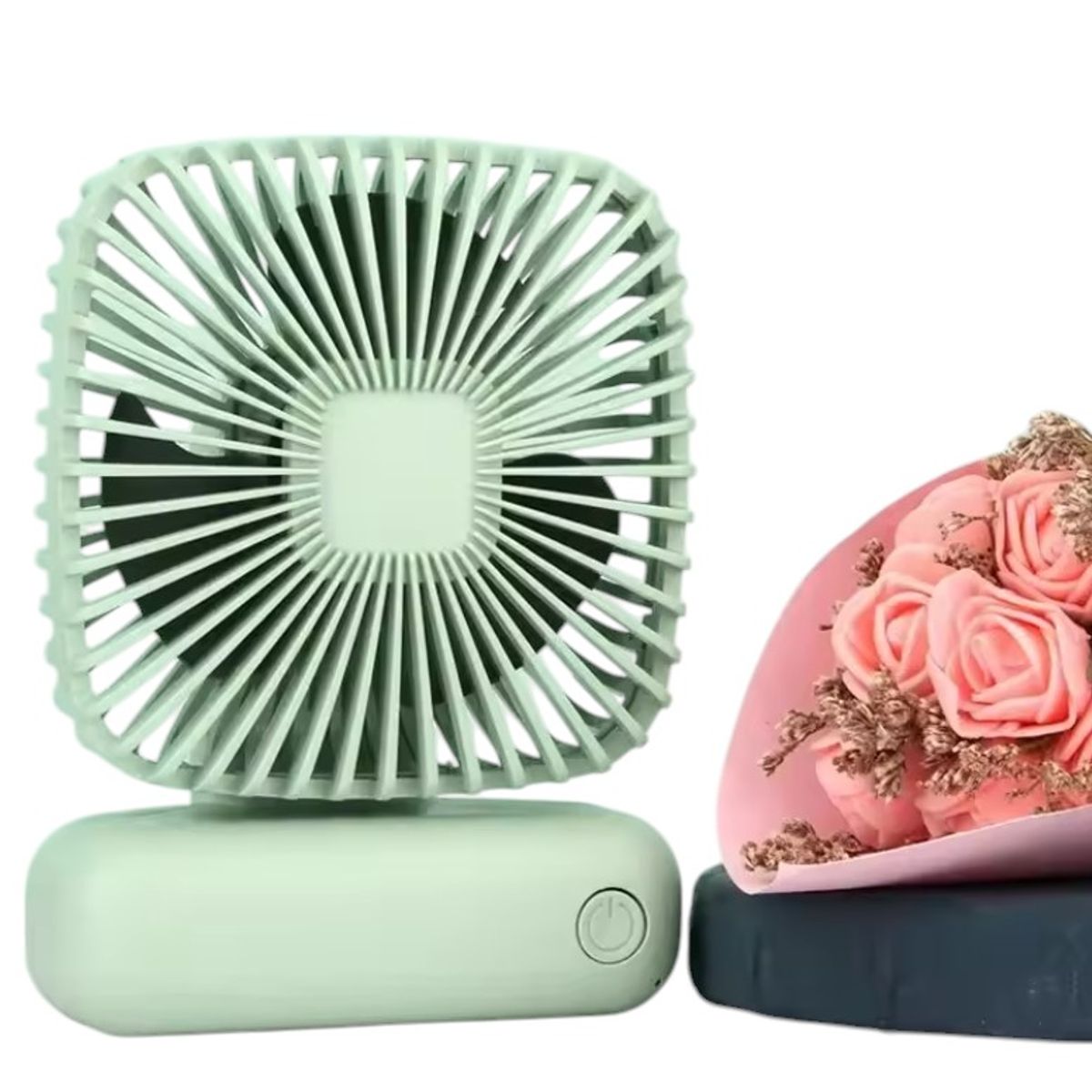 GENERICO - MINI VENTILADOR PORTATIL RECARGABLE DE MANO 3 VELOCIDADES