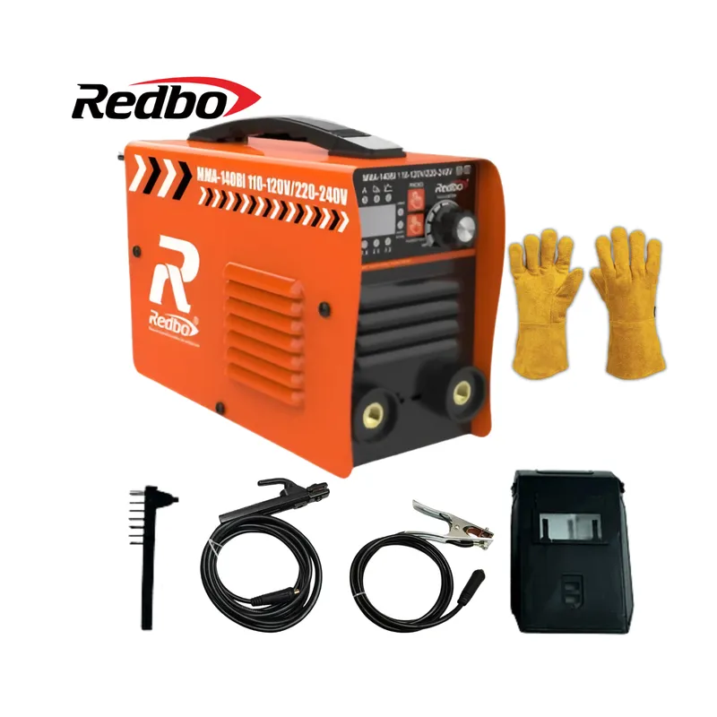 REDBO - REDBO Soldadora Inversora MMA-140 BIVOLTAJE 110220V PORTÁTIL  + Guantes