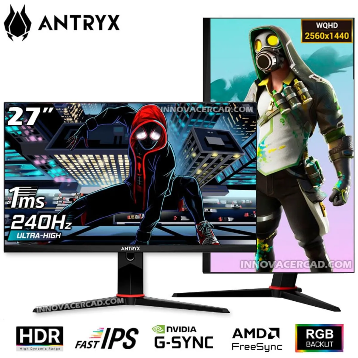 ANTRYX - Monitor ANTRYX IPX2755QGXP 27 FAST IPS 2K QHD 240Hz 1ms HDR