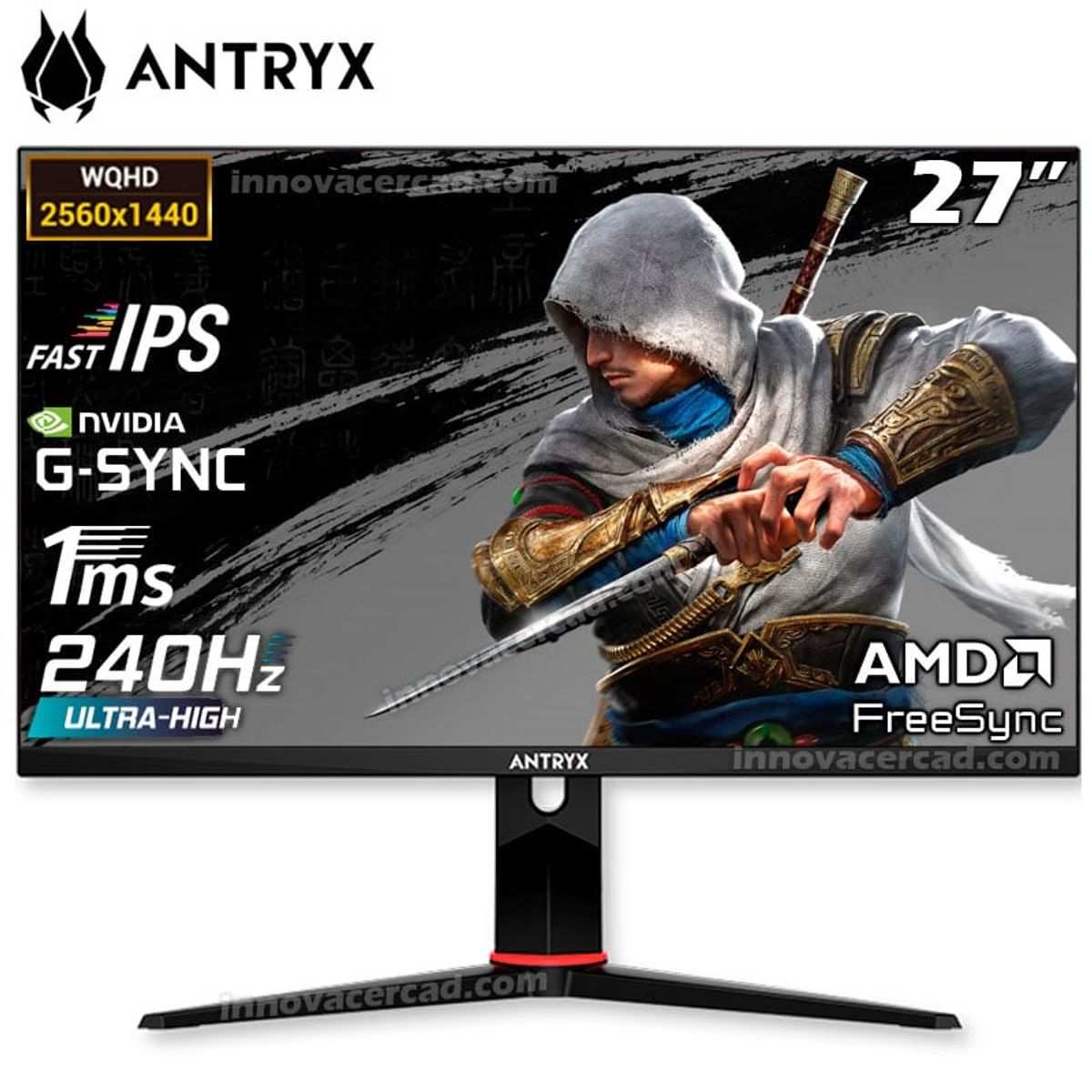 ANTRYX - Monitor ANTRYX IPX2755QGXP 27 FAST IPS 2K QHD 240Hz 1ms HDR