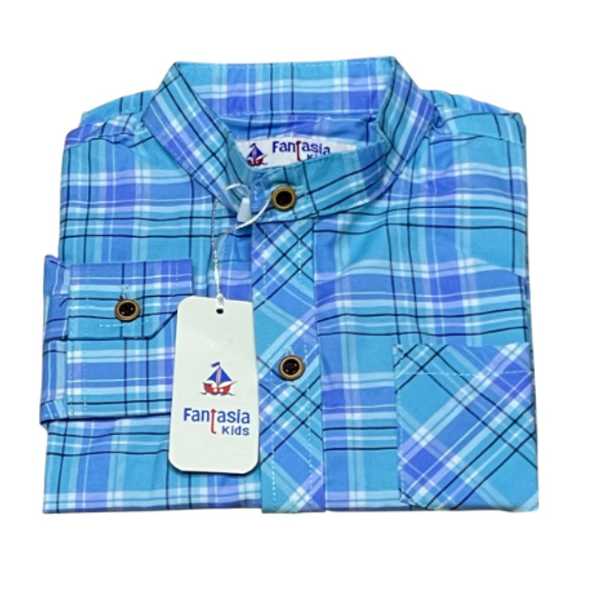 GENERICO - Camisa Niño Manga Larga Thiago 100% Algodón