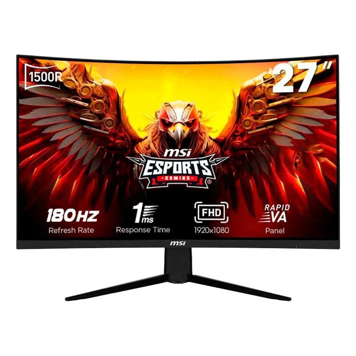 MSI - Monitor MSI Curvo G27C3F 27 Full HD 180HZ 1MS 1500R