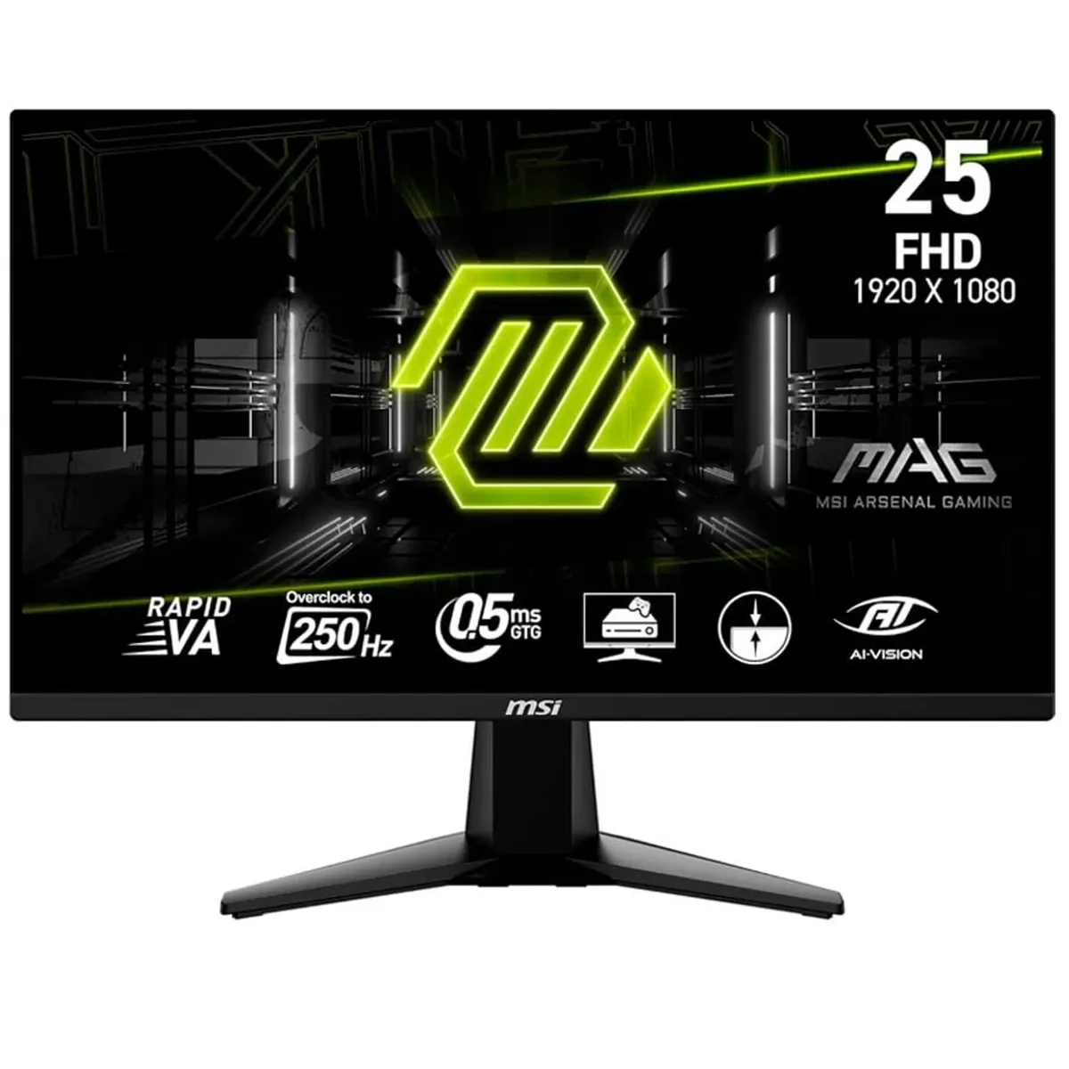 MSI - MONITOR MSI GAMER MAG 255XFV 05M GTG FHD 250HZ