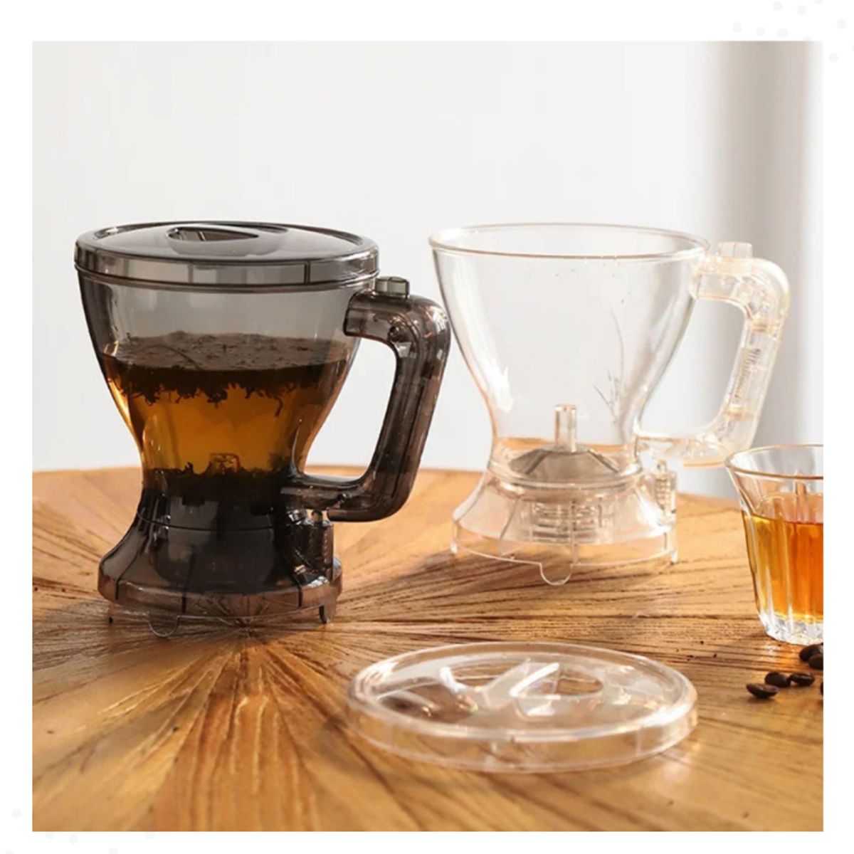 GENERICO - Taza infusora de té color transparente